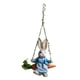 thumbnail image 2 of Colgante de conejo de Pascua, figura de simulación de animal, estatua decorativa colgante, decoración para regalo de cumpleaños, adorno para comedor y Femenino, 2 of 5
