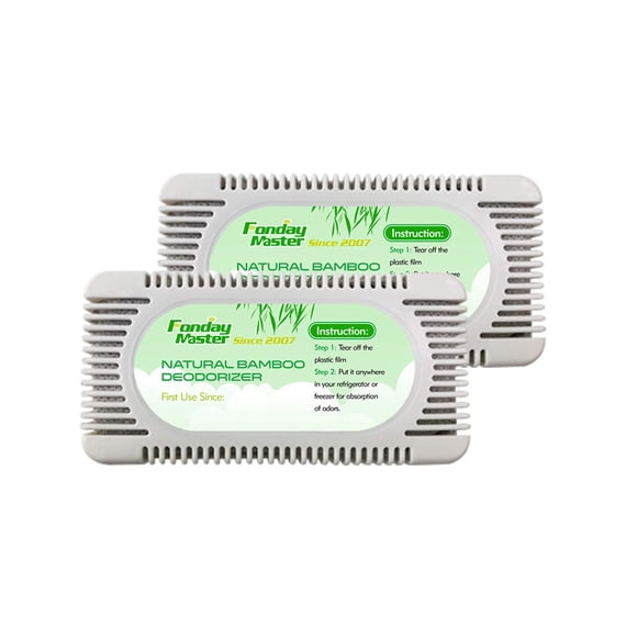 Desodorizante para nevera Fonday, eliminador de olores, paquete de 2 unidades, 60 g