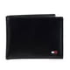 thumbnail image 1 of Cartera Tommy Hilfiger, delgada, doblada, de piel, color negro, color negro, para hombre, 1 of 3