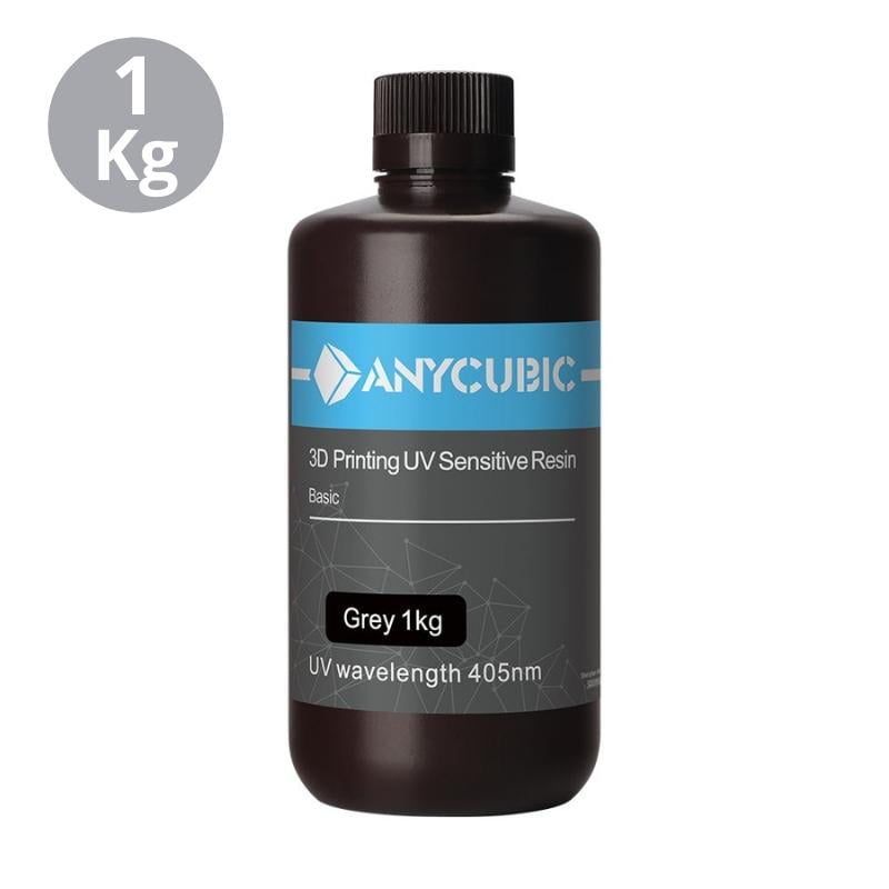 Anycubic - Resina 3d Gris Para Impresoras 3d 1000g | Resinas