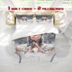 thumbnail image 1 of 3pcs Lisa Printed Three Piece Bedding Set Soft Quilt Cover And Two Pillowcases, 1 of 5