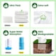 thumbnail image 4 of Toallas faciales desechables Elvira, 100 unidades, biodegradables, 4 of 9
