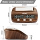 thumbnail image 2 of Reloj de ajedrez LEAP con temporizador digital profesional, aspecto de madera, 2 of 6
