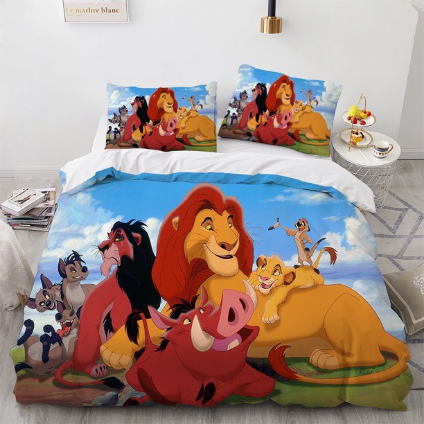 The Lion King Simba Bedding Set Duvet Cover Pillowcase Boy Duvet Cover/Comforter Covers Sets Teen Bedspreads Gifts Bed Sheets