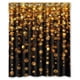 thumbnail image 1 of Cortina de ducha con diseño de diamantes en amarillo dorado y ganchos, tamaño 60 x 72 pulgadas, 1 of 3