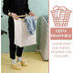 thumbnail image 2 of Cesta ropa sucia con soporte bambú, 2 of 3