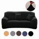 thumbnail image 2 of Xiao Hua Funda para sofá, tamaño L, negra, 1 pieza, fundas elásticas para sofá, fundas para sofá de 3 plazas, fundas para sofá, funda para sofá, fundas para sofás de sala - largo 74.8-90.55 pulgadas, 2 of 3