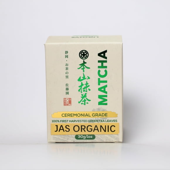Té SATOEN Matcha ceremonial orgánico superior 30 g