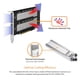 thumbnail image 3 of Tarjeta adaptadora ICY DOCK Dual Bay 2X M.2 NVMe SSD a PCIe 4.0 x8, 3 of 9