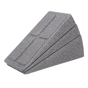 Magideal - 3X Bloque De Cuña Para Sentadillas, Tablas Elásticas Para Ejercicio, Piernas, Estiramiento, Reposapiés, Cojín, Camilla De Pantorrilla, Cuña De Espuma , Gris