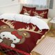 thumbnail image 3 of Christmas elk Hello Kitty Comforter Twin SizeComforter Set for Kids Girls3Pcs Bedding Set Printed Comforter with 2 PillowcasesDown AlternativeSoft and Lightweight Bed Sheets, 3 of 5