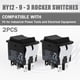 thumbnail image 2 of Interruptor Rocker Wfsulee HY1293 6 Pines 125250V x2, 2 of 3
