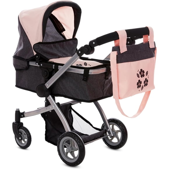 Coche Muñecas Dolls To Play Convertible 25 Rosado Gris