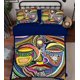 thumbnail image 1 of Face Pattern Quilt Duvet Cover Set Soft Bedclothes Super Home Textiles3-Piece Bedding Set, 1 of 5