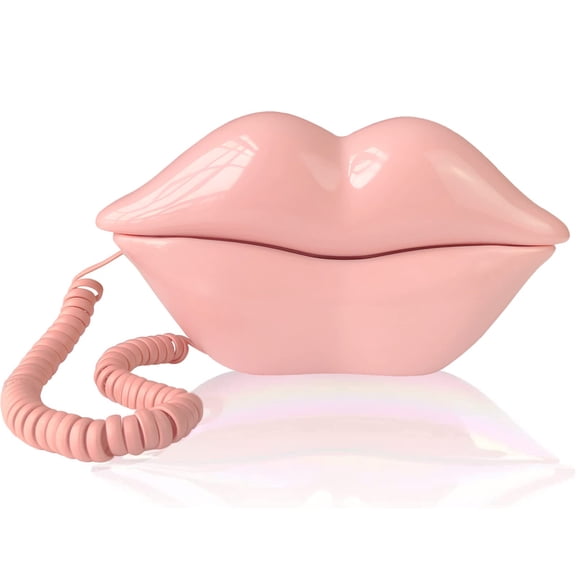 Teléfono Fijo Con Cable Rosa Con Forma De Labios Para Hogar oficina hotel tiendas