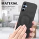 thumbnail image 3 of Magnetic Slim Case for Samsung Galaxy A16 with Camera Guard & Anti-Scratch Back Black, 3 of 5