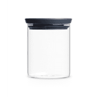 Brabantia - Contenedor De Vidrio Apilable 0,6 Lt Dark Grey