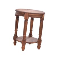 Ioensy - Estante Decorativo Para Macetas Estilo Retro, Para Jardín, Exterior, Color Marrón Claro