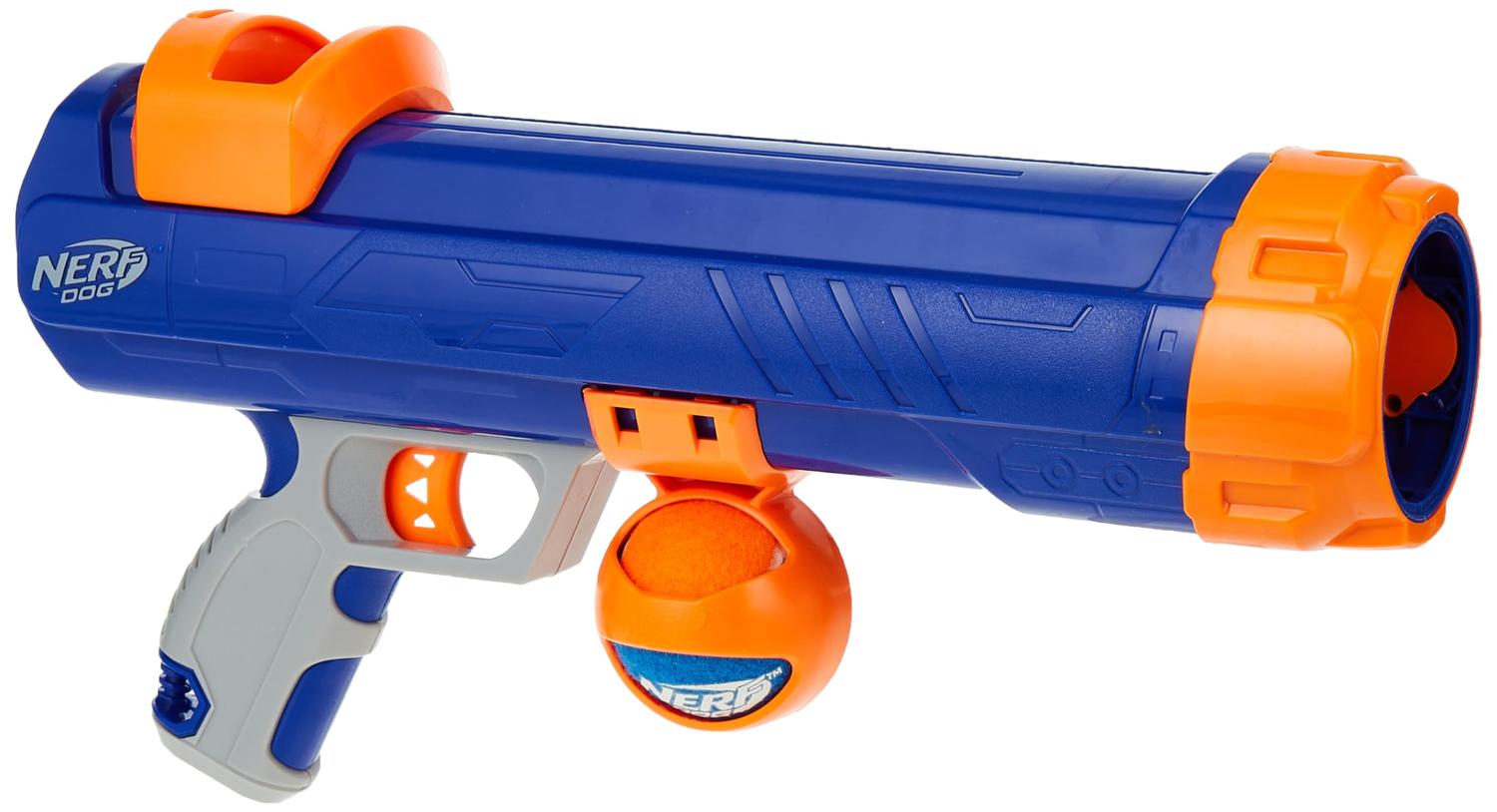 Pelota De Tenis Nerf Dog Azul/Naranja Para Perros