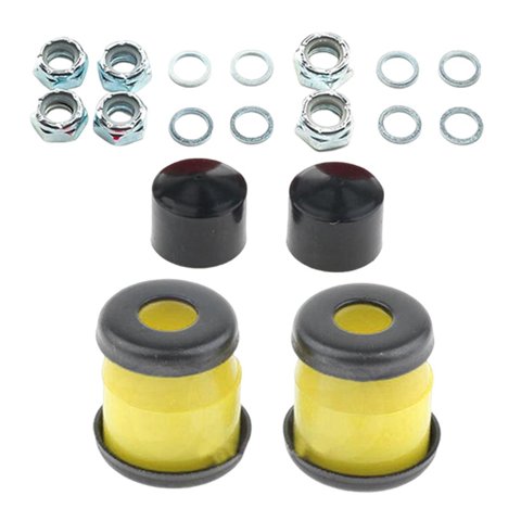 Ioensy - Skateboard Truck Bushings Kit Skateboard Cup Shock Absorb Amarillo