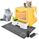 thumbnail image 1 of Caja de arena HOMAGICO extra grande amarilla de doble acceso, 1 of 6