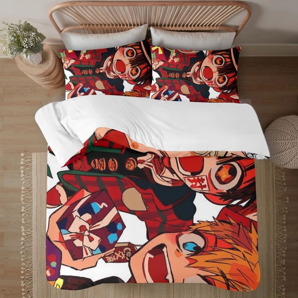 Toilet-bound Hanako-kun Soft 3D Printed Duvet Cover Bedding Set with Comforter Cover 3 Piece Set