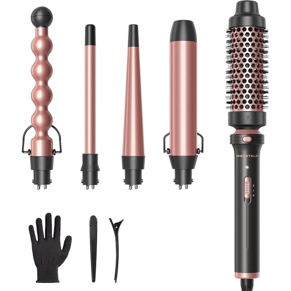 Rizador Wavytalk 5 en 1 Set Barriles Cerámica Intercambiables