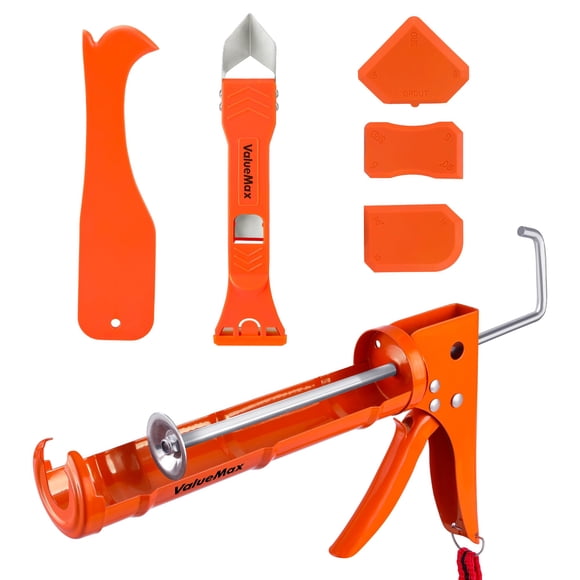 Kit De Pistola De Calafateo De Silicona Lisa De 300 Ml Con Raspador