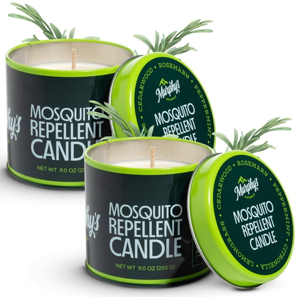 Vela repelente de mosquitos Murphy's Naturals 255 g, paquete de 2