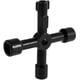 thumbnail image 5 of Llave multiusos de 4 vías, adecuada para la apertura de gabinetes de medidores de agua y gas, llave de gabinete multifunción, llave universal de 4 vías., 5 of 5
