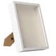 thumbnail image 2 of Caja De Sombra Para Manualidades, Marco De Madera, Vitrina Grande Para Medallas De Fotos De Boda, Color Blanco, 2 of 5