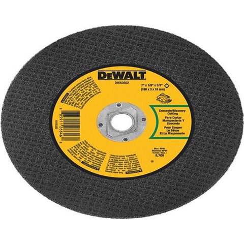 Cuchilla Abrasiva Para Mampostería Dewalt Dwa3502 180 Mm X 3 Mm