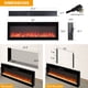 thumbnail image 1 of Smart 50" WiFi-Enabled Electric Fireplace Heater, Recessed in-Wall and Wall-Mounted, 1 of 3