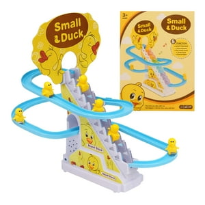 Fliperex - Juguete Pista Pato Small Duck Entretenida Tobogán Carrera Amarillo