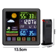 thumbnail image 2 of Reloj despertador con estación meteorológica para dormitorios, termómetro inalámbrico para interiores y exteriores, monitor de temperatura y humedad., 2 of 5