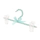 thumbnail image 1 of Percha De Plástico De Perlas De Imitación De 23cm Con 2 Clips Azul, 1 of 3
