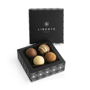 Liberté Chocolat - Trufas De Chocolate Caja 4 Unidades