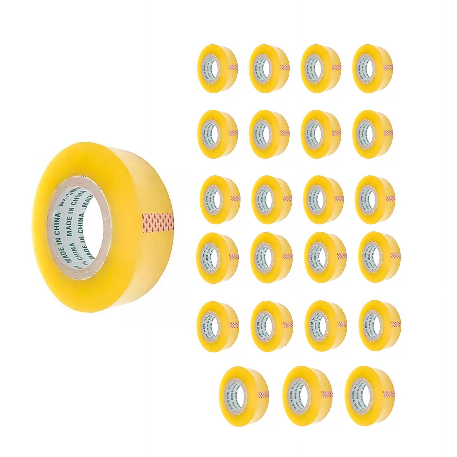 Genérico - Pack 24 Cintas Embalaje Transparente 300 Mtrs Reales 48Mm