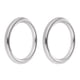 thumbnail image 2 of 2x Boat Marine 304 Acero Inoxidable Pulido O Ring Soldado Liso 10x80mm, 2 of 5
