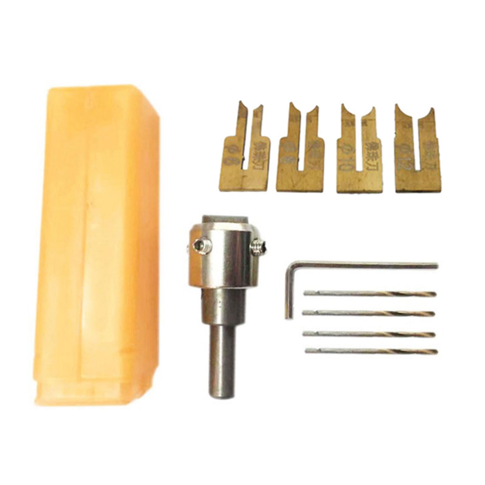 Ioensy - Perlas De Madera Brocas Cuchillas De Bola Brocas De Carpintería Para Sándalo Rojo 9 Piezas