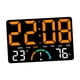 thumbnail image 2 of Reloj De Pared Digital Electrónico Para Montar En La Pared, Para El Hogar, Ni?os, Adultos Y Oficina, Color Naranja., 2 of 5