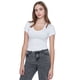 thumbnail image 1 of Polera Mujer M/C Rib Cuello V Roulette Blanco Corona, 1 of 5