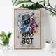 thumbnail image 4 of Astro Bot Kits de Pintura de Diamantes para Adultos 5D DIY Diamond Art Kits Full Drill Diamond Dots para Regalo Decoración de Pared y Relajación Artes de Gemas 20*30cm, 4 of 6