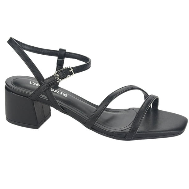 Sandalia Via Marte Mujer 23-9801 N Preto Casual