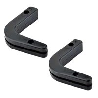 Ioensy - Estante Para Mancuernas, Estantes De Montaje En Pared, Organizador Negro, 2 Uds.