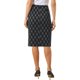 thumbnail image 3 of INSPIRE CHIC Faldas Midi a Cuadros para Mujeres de Cintura Alta hasta la Rodilla 2025 Faldas Lápiz Casual Ajustadas XL Negro, 3 of 6