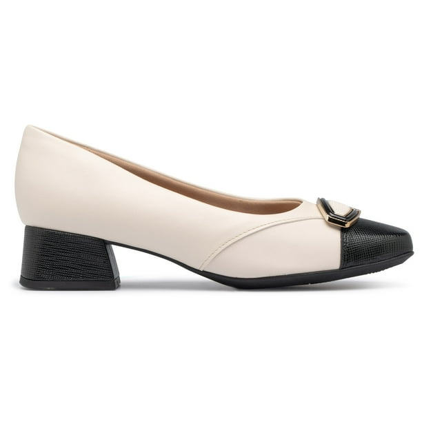 Zapato Mujer Hueso/Negro Tati 324 Piccadilly