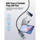 thumbnail image 2 of Auriculares tiloqua USB‑C con cable y cancelación de ruido - Negro, 2 of 7