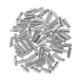 thumbnail image 1 of 100 unids abrazadera cable engarzado extremo tapa punta pulsera conectores 20mm astilla opaca, 1 of 3