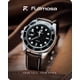 thumbnail image 2 of Correas de reloj Fullmosa Axus Series de cuero de 20 mm, color marrón oscuro, 2 of 6